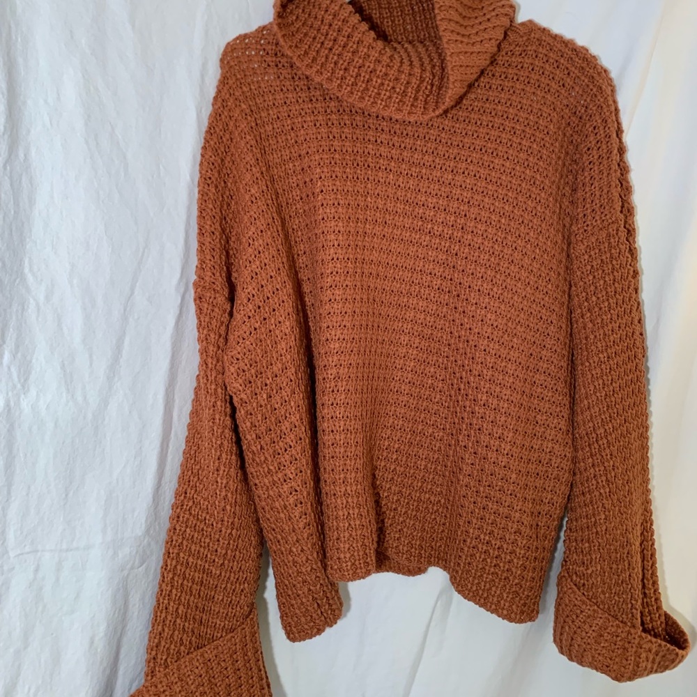SOLD Orange Oversized Sweater
